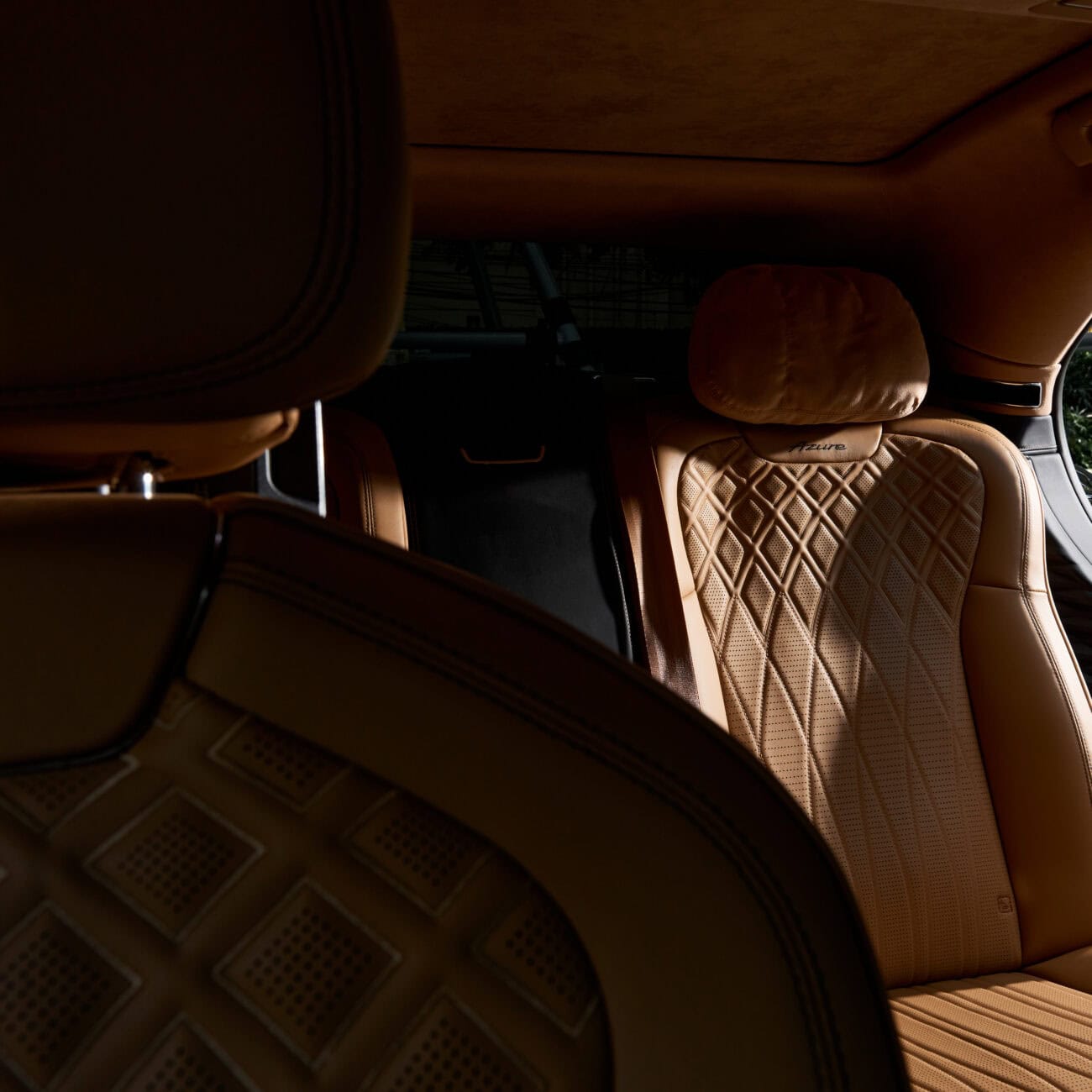 Luxury Car Rental Milan interior shot showcasing Carleone limousine service in Bangkok, Thailand for premium airport transfers and chauffeur-driven services.